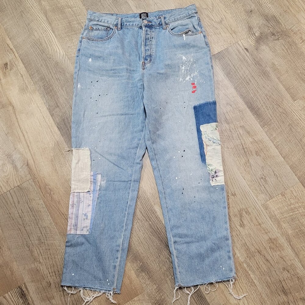 BDG Patchwork Splatter Jeans
